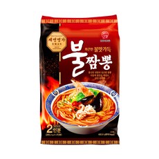 [한일식품] 본고장 제면명가 불짬뽕 2인 400.6g, 1개
