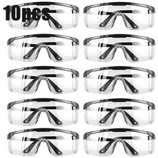 라이딩 고글 자전거 라이다 1/10PCS 스플래시 작업 실험실 안전 바람 먼지 눈 산업용 사이클링 안경 보호 GLASSE 방지