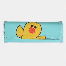 라인프렌즈 투버튼 펜케이스, 샐리, 1개