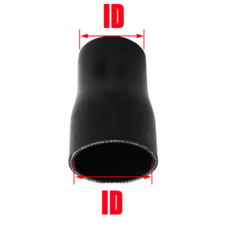 인터쿨러호스 ID16to25-130to180mm 블랙 스트레이트 실리콘 감속기 호스 범용 인터쿨러 터보 흡기 파이프 냉각수, [01] Black, [23] ID 16-30mm