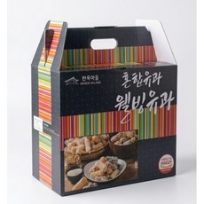 한옥마을한과대용량 혼합 유과선물세트, 1500g, 1박스