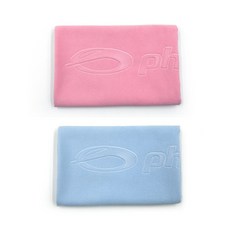 피닉스 초극세사 건식 스포츠 타올 2종 SET, 핑크 + 블루, 1개