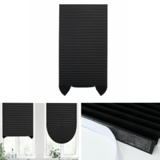 다모아꾸밈 부착식 셀프 블라인드 90x240cm 일반형 블랙 거실블라인드