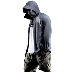 男款輕薄彈力防曬外套 戶外登山騎車釣魚防紫外線遮陽風衣