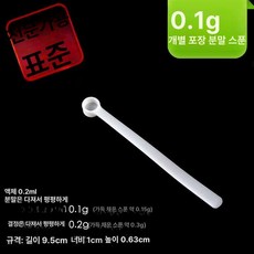 미니 마이크로 계량스푼 파우더 스쿱 약용 시약 정량, 1개