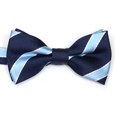 天空對角線兒童領結領結