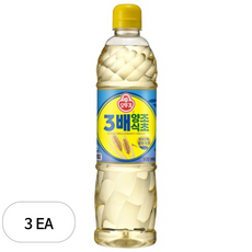 오뚜기 3배 양조식초, 3개, 900ml
