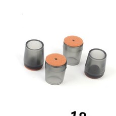 원형 펠트 의자캡 4pX2개 바닥긁힘방지 반투명, 본상품
