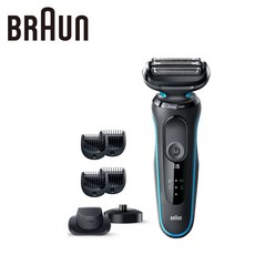 德國百靈BRAUN 新5系列免拆快洗電動刮鬍刀51-M4500cs，德國工藝，乾濕兩用，智能感應