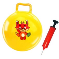 兒童蹦蹦球 45CM 加厚防滑跳跳球 附打氣筒, 1個, 20cm小手柄不能坐人+送氣筒