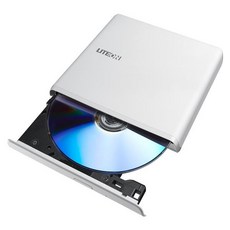 LITEON ES1 8X 外接式DVD燒錄機, 1個, 白色
