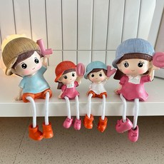 아이스타 귀여운 인테리어소품 LOVE 패밀리인형 4P 세트, 큐티 패밀리, 1개