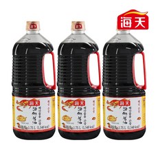 해천 해선간장 해물간장 조미료간장, 3개, 1.75L