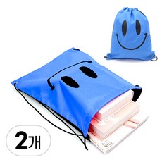 실내화 주머니 다용도 슈즈백 신발 가방 스마일 복조리 백팩