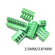 10Pcs 15EDG 3 5MM 81MM PCB 나사 고정 터미널 블록 커넥터 플러그 핀 헤더 소켓 2/3/4/5/6/7/8/9/10/12P 5/3 81 KF2EDGK, 9 마력, 3.81mm