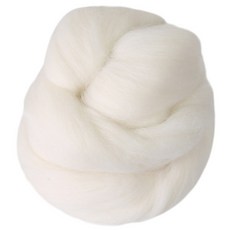 [모핸] 양모 (100g)/ 양모펠트 니들 펠트 DIY 공예 실 만들기, 1.화이트, 1개
