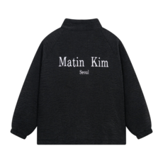 Matin Kim迪丽热巴同款羊羔毛外套，寬鬆立領搖粒絨夾克，韓版小眾時尚女裝