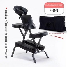 안마 마사지의자 타투 작업 숄더백 라일락퍼플 시술 베드, 차콜블랙 숄더백 포함, 공식 표준 구성