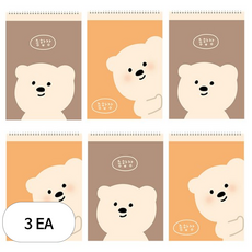 아트모아 문곰 종합장 50매 6권, 혼합, 3세트