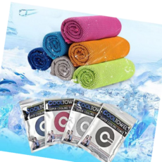 스포츠수건 휴대용 스포츠 아이스 쿨타올 운동수건 쿨링타올, 블루