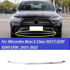 프론트 범퍼 크롬 장식 스트립 벤츠 E 클래스 W213 E260 E300 21-22 호환, M