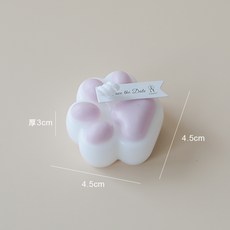 VISSY 貓掌香氛蠟燭, 詳見包裝, 詳見包裝, 詳見包裝, 貓掌紫色蠟燭(小)