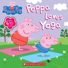 (영문도서) Peppa Loves Yoga (Peppa Pig) Paperback, Scholastic Inc., English, 9781338701456