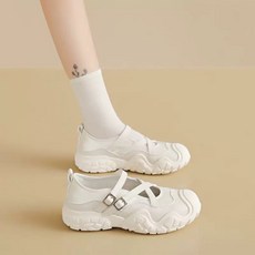 ANYOU 여성 여름 메리제인 스니커즈 미끄럼방지 샌들 데일리 캐주얼 운동화