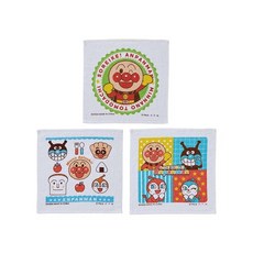 밴다이 가자! 앵팡맨 손수건 3매 세트 30×30cm