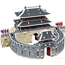 HM 수원화성 팔달문 3D입체퍼즐 건축모형만들기, 1개