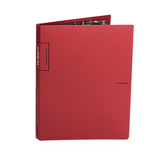 모닝글로리 화일철 집게 클립 펀치리스 3500 A4 레버화일, 적색, 1개