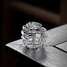유리꽃꽂이볼 유리꽃꽂이 이케바나 유리 감싼 꽃꽂이, 유리 감싼 꽃꽂이와 원뿔형 받침 볼