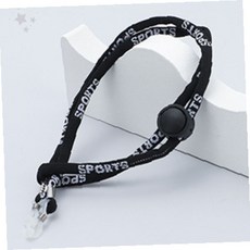 안경 스트랩 넥 스트랩 검정 스포츠 로고 디테일 안경 고정 줄 안경 분실 방지