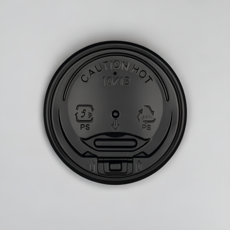 10 13 온스 컵리드 종이컵 뚜껑 개폐 검정 커피리드 카페용품 100개입 AF, 1개, 리프트 앤 록 뚜껑