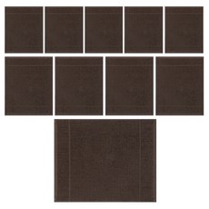 모던리빙 카페컬러행주 갈색 40g 30x40 cm, 10개