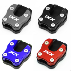 셀렉트템 혼다 PCX 호환 사이드 스탠드클립 18년이후 확장패드 보조발판 CNC 로고각인 발판, 골드, 1개