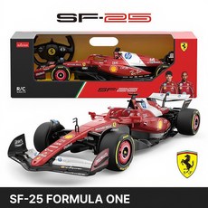 RC카 메르세데스 레이싱카 AMG F1 W15 스포츠카 전동 원격 무선, 기본구성, 1개, 페라리 F1 SF25 [1:12]