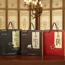 부모님 명절 건강 선물 흑삼 흑마늘 석류 진액 고농축액 70ml 30포 설 추석 선물세트, 1, 30