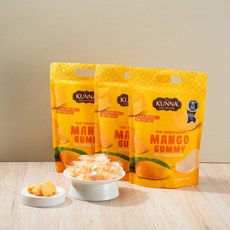 태국 쿤나(Kunna) 마하차녹 망고 구미, 3개, 300g