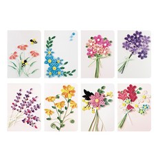 [몽파] 퀼링아트 플라워 카드 만들기- 1인세트