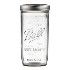 梅森瓶2入組 帶分體蓋密封蓋 梅森罐 優格罐 玻璃密封罐 果醬罐 燕麥罐 隔日到貨, 1個, 24oz寬口710ml(兩隻裝）, 710ml