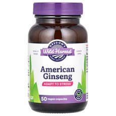 Oregon's Wild Harvest 미국 인삼 1000mg 베지 캡슐 50정(캡슐 1정당 500mg), OregonsWildHarvest미국인삼1000mg베지, 1개, 50정