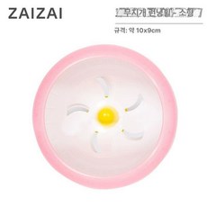 쳇바퀴 무소음 러닝휠 고슴도치 장난감 우다다휠 설치류, 1개, 12cm 투명크