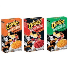치토스 맥앤치즈 - 3팩 번들 치즈 할라피뇨 맛 5.7온스 박스 플라민 핫 5.9온스 볼드 앤