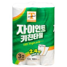 자이언트 키친타월 3겹, 100매입, 12개