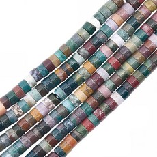 SUNNYCLUE 1박스 약 308피스 4.5mm 원석 헤이시 비즈 디스크 스톤 벌크 인도 마노 천연 다채로운 론델 루즈 스페이서 공예 팔찌 목걸이 DIY 주얼리 제작 용품 여