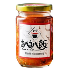 扒扒飯 辣椒醬 香辣夠味 拌飯拌麵炒菜皆宜 無防腐劑, 1個, 260g