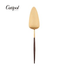 Cutipol GOA 棕金霧面不銹鋼 28cm蛋糕刀 葡萄牙手工餐具, 1個