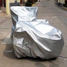 3륜 오토바이 방수커버 스쿠터 먼지 덮개 용품, 1개, 3XL 회색 암호화 강화