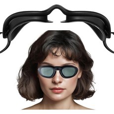 Moisture Chamber Glasses for Dry Eyes Relief 3D Hydrating Sleep Goggles with Soft and Comfortable, 1개